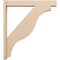 Ekena Millwork 5 1/2-in W x 34-in D x 38-in H Funston Block Rough Cedar Woodgrain TimberThane Outlooker, Primed Tan OUTUR055X34X38FST44RCPR - alternate 2